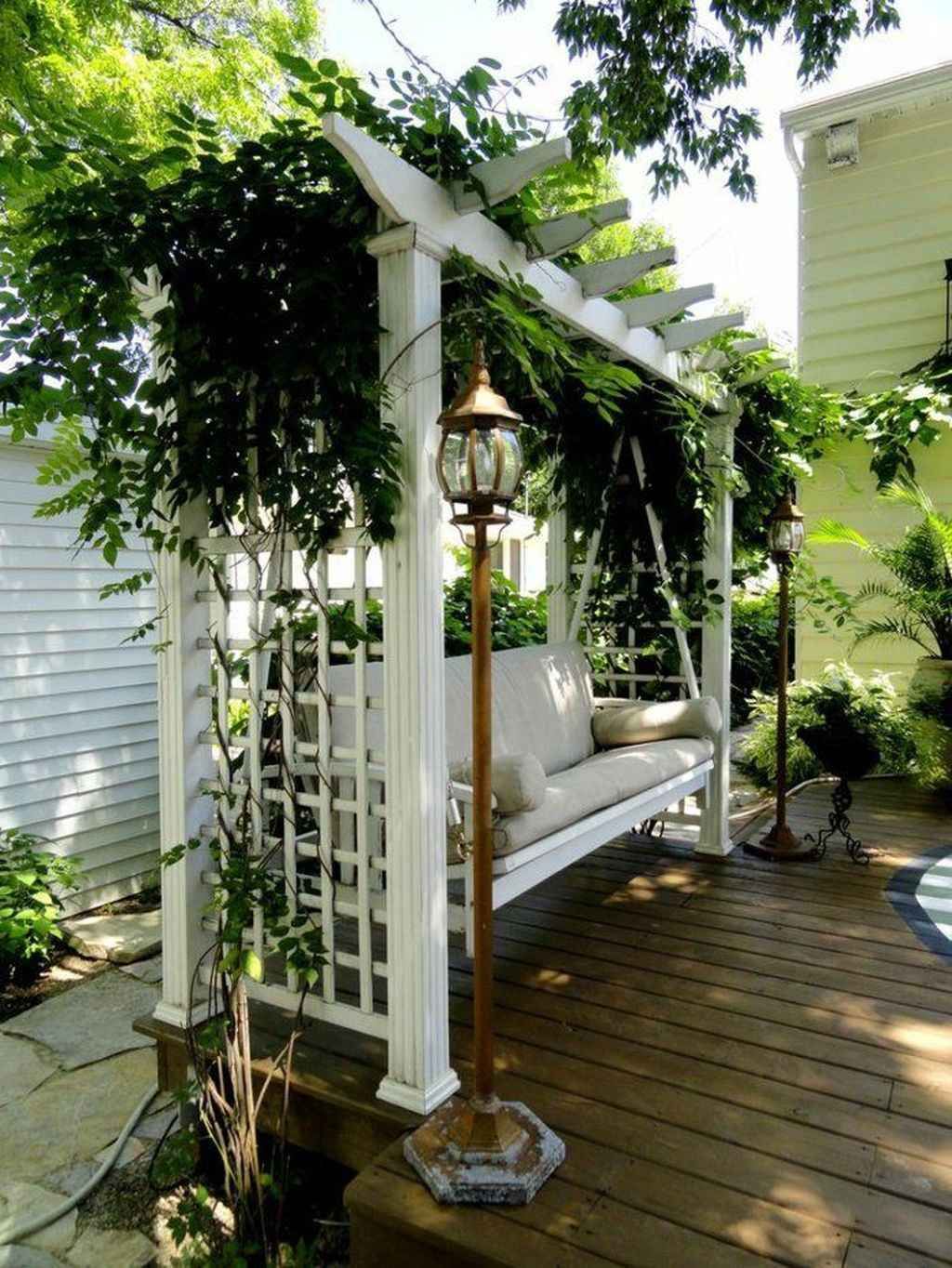 01 Great Garden Swing Seats for Backyard Ideas – frontbackhome