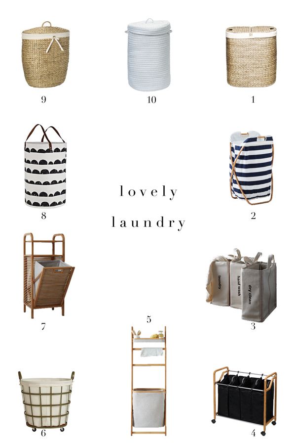 10 Lovely Laundry Hampers