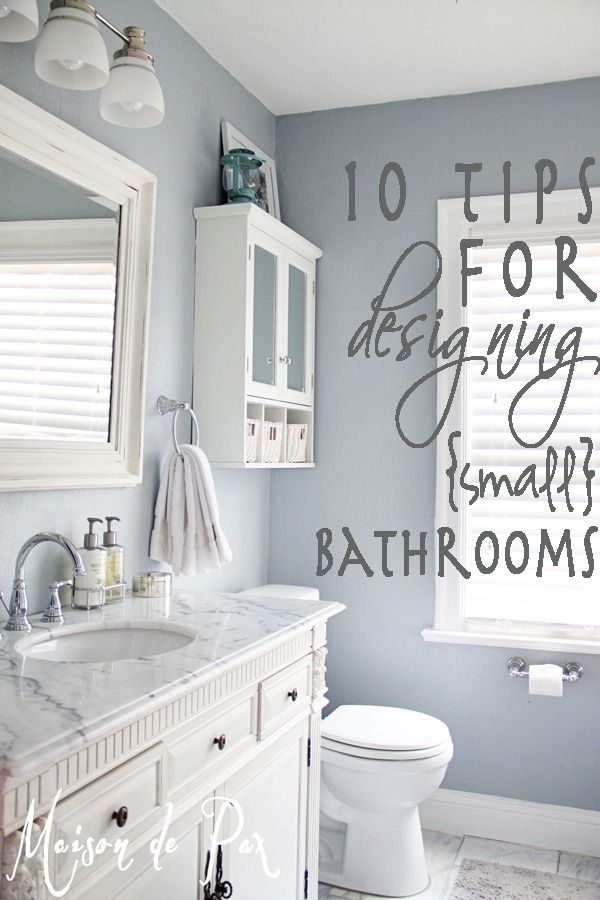 10 tips for designing small bathrooms – brilliant!