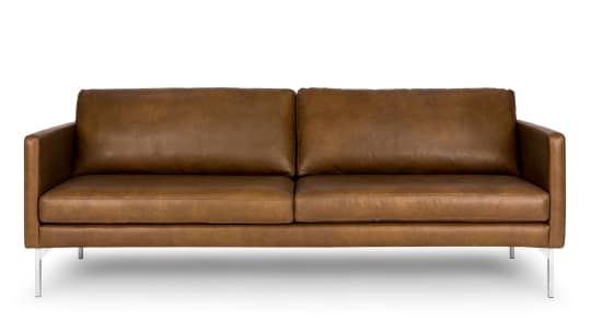 11 Stylish, Modern Leather Sofas