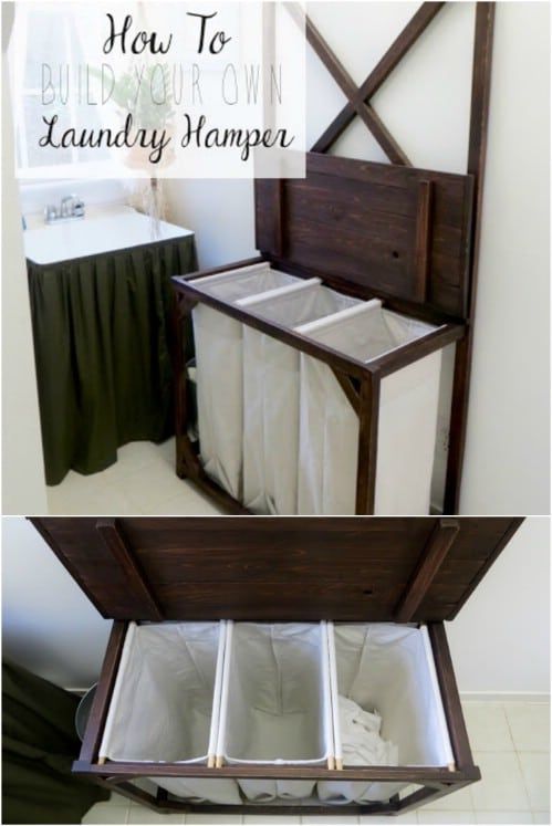 13 DIY Laundry Baskets And Hampers That Make Organizing Laundry Quick And Easy