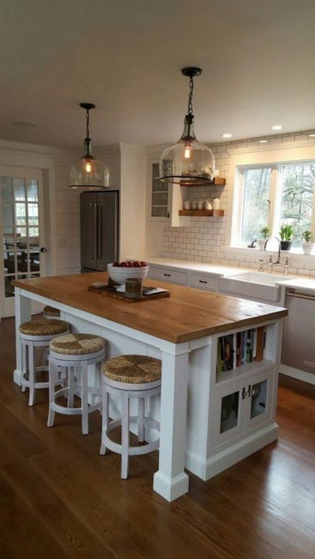 13+ Stunning Kitchen Island Ideas with Seating & Storage - Page 14 of 14