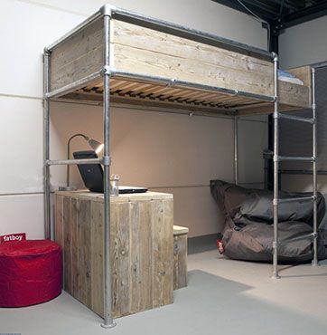 15 Beds Made from Pipe to Give Your Apartment Industrial Chic