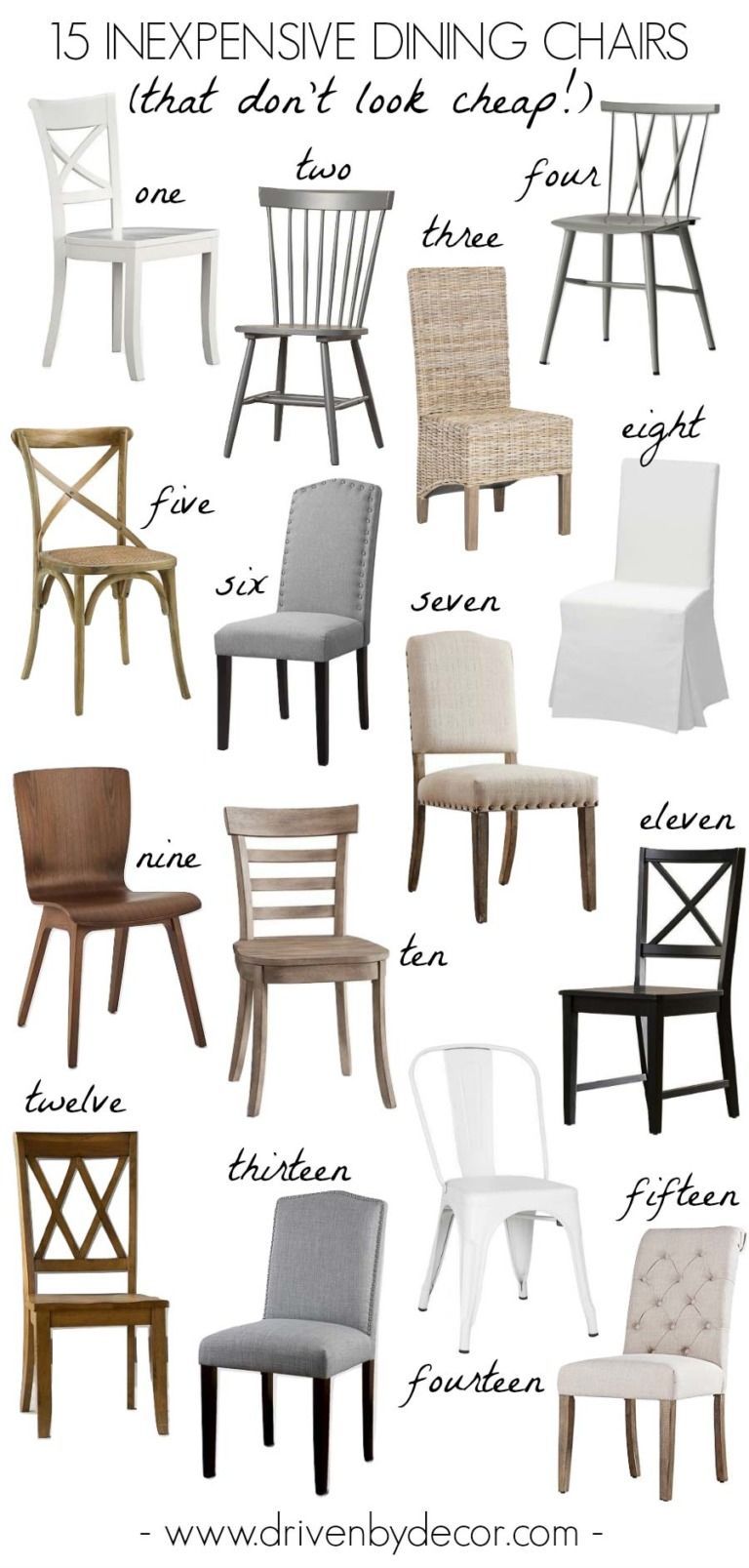 15 Inexpensive Dining Chairs (That Don’t Look Cheap!) - pickndecor.com/design
