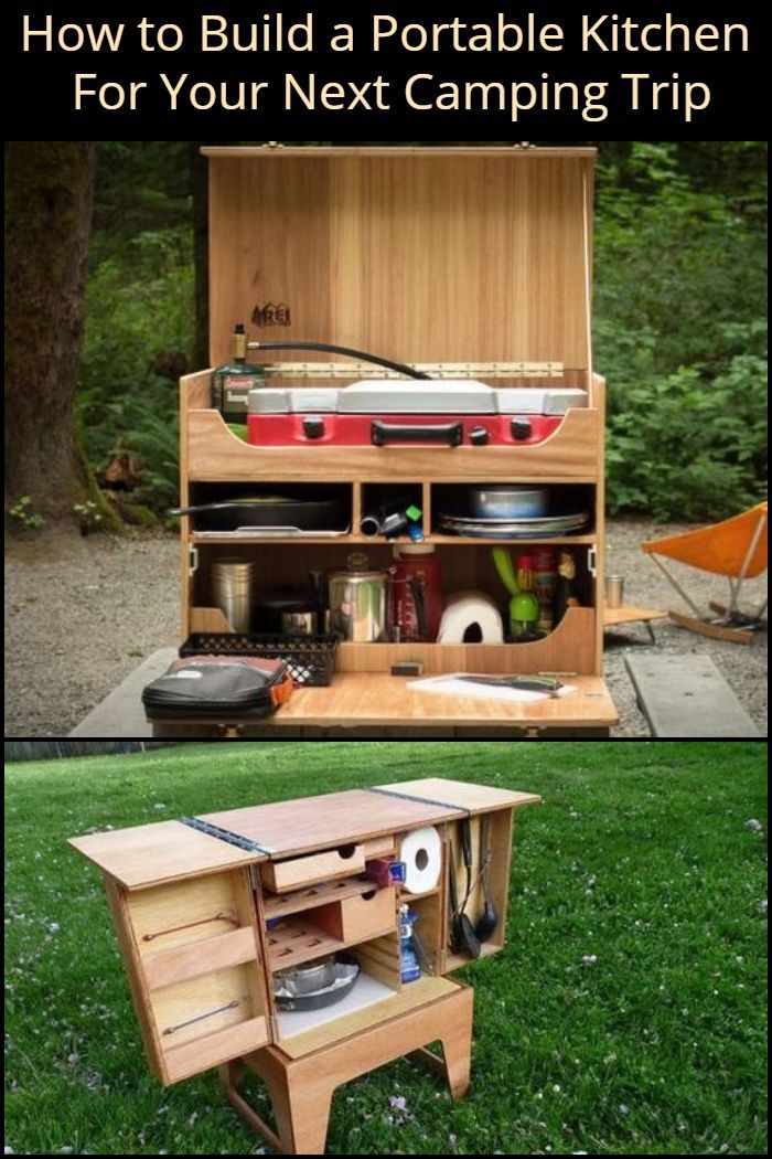 Build a Portable Camp Kitchen For Your Next Picnic or Camping Trip