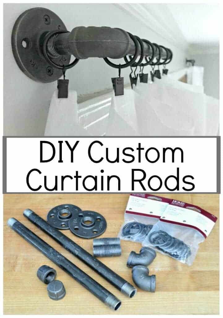 Easy DIY Curtain Rods