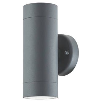 LAP  Charcoal Grey LED Up & Down Outdoor Wall Light 2 x 350lm 5.3W