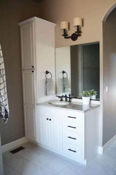 19 new ideas bathroom vanity ideas small linen closets