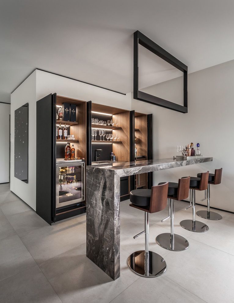 20 Glorious Contemporary Home Bar Designs You'll Go Crazy For