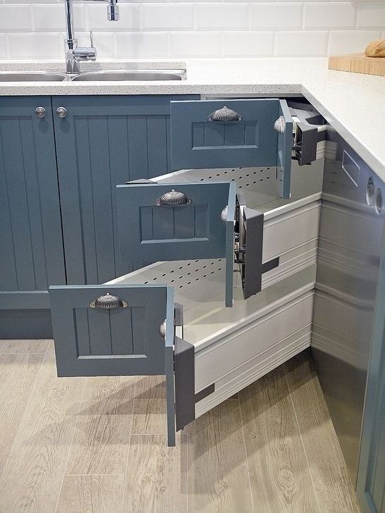 20+ Gorgeous Corner Cabinet Storage Ideas For Your Kitchen