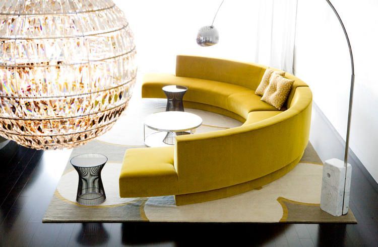 20 Round Couches That Will Steal The Show - pickndecor/home