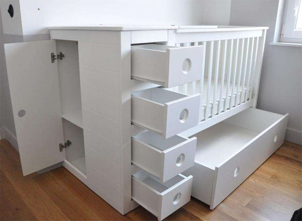 3 in 1 Cot Bed | Changing Table | Chest Of Drawers