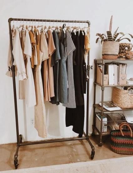 32+ Ideas For Clothes Rack Aesthetic