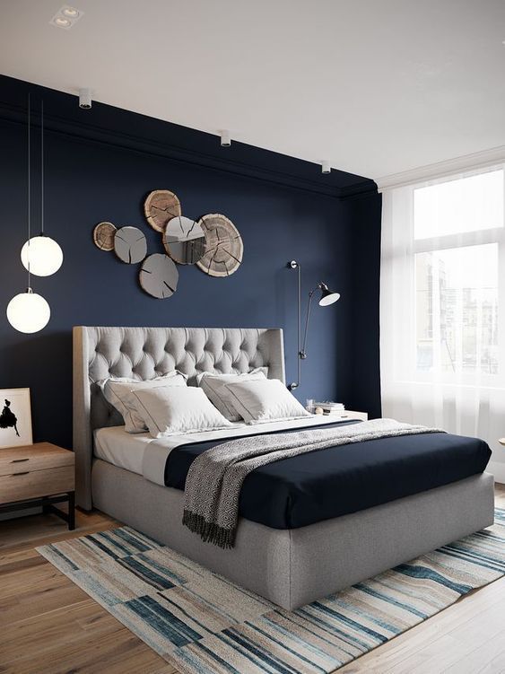 33 Epic Navy Blue Bedroom Design Ideas to Inspire You | Homesthetics – Inspiring ideas for your home.