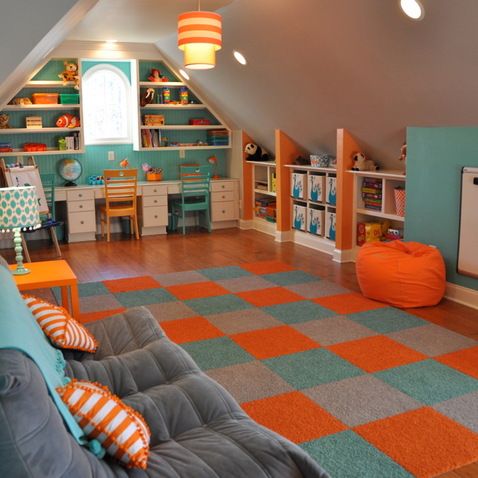 35 Colorful Playroom Design Ideas