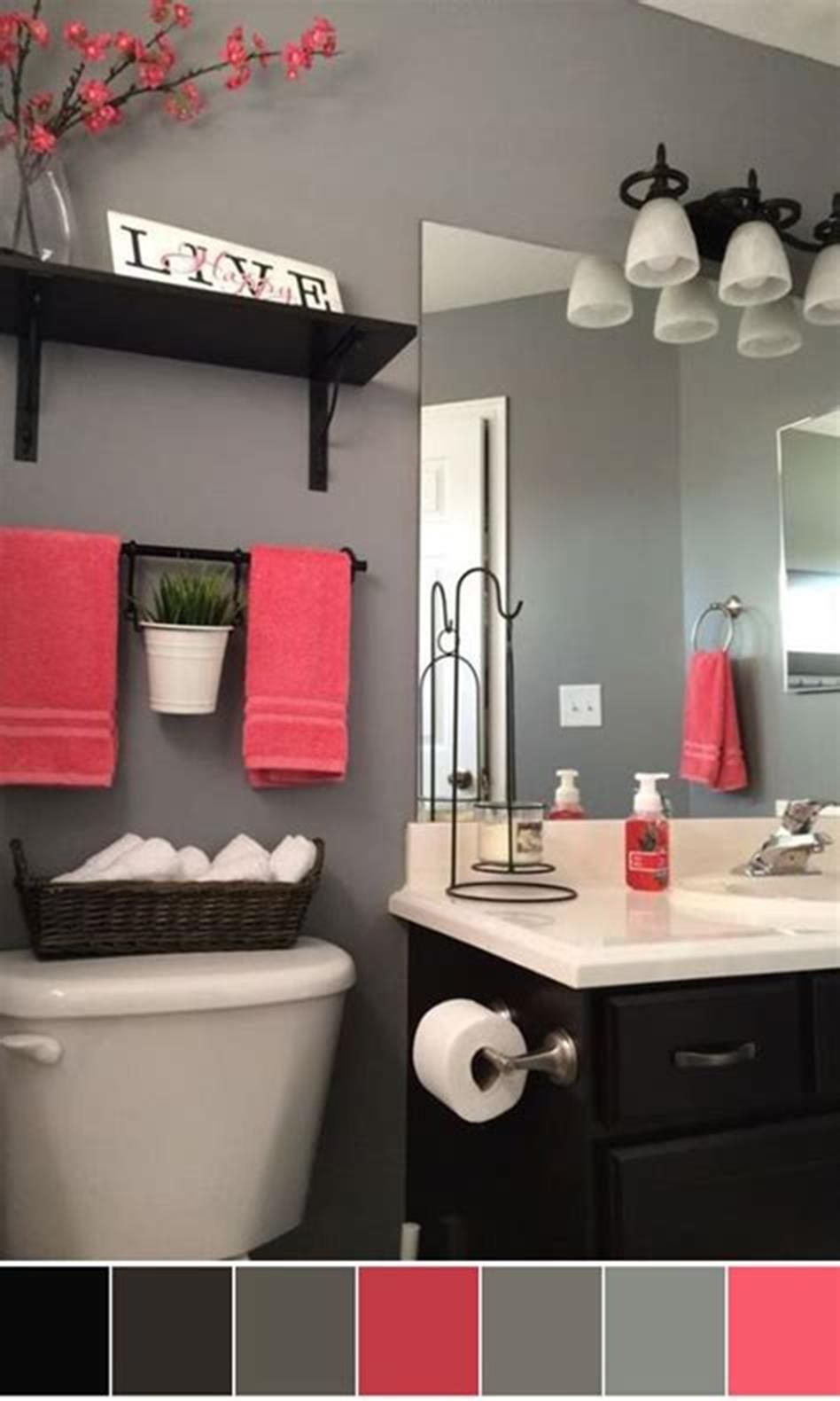 40 Best Color Schemes Bathroom Decorating Ideas on a Budget 2019 31 - ViraLinspirationS