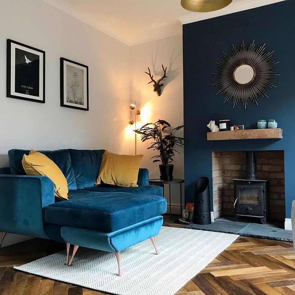40+ Vintage Blue Living Room Design Ideas You Must Have