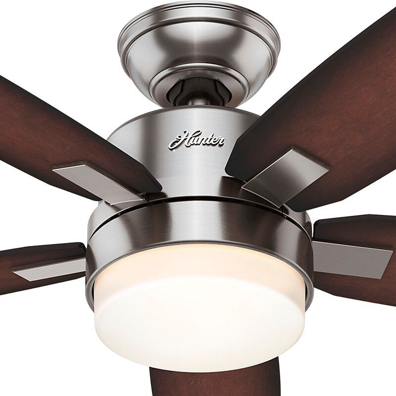54″ Windemere 5 Blade Ceiling Fan with Remote, Light Kit Included
