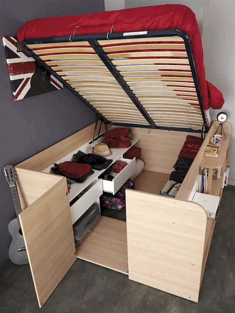 60 Lovely Bed Storage Ideas For Small Spaces
