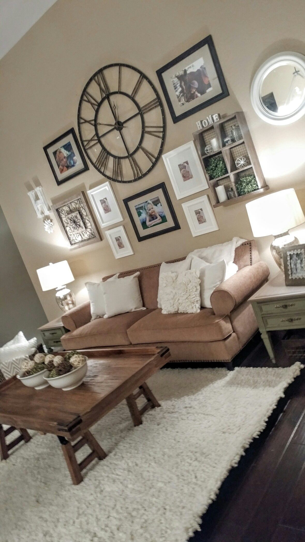 83+ Inspiring for Rustic Living Room Wall Decor Design - Mylittlethink.com