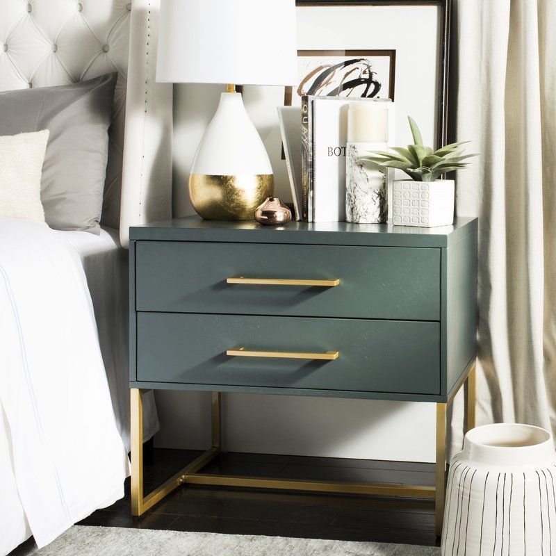 Ally 2 Drawer Nightstand