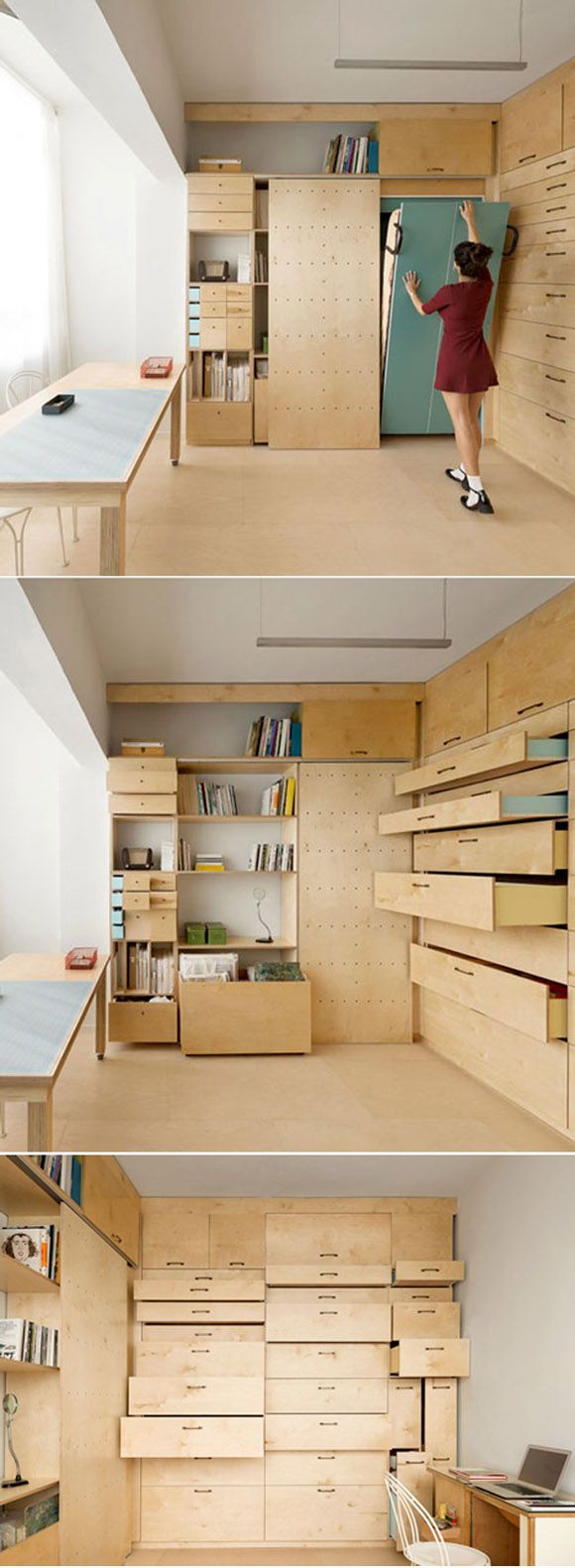Architect Ranaan Stern turned a 15-square-metre room inside an apartment in Tel ...