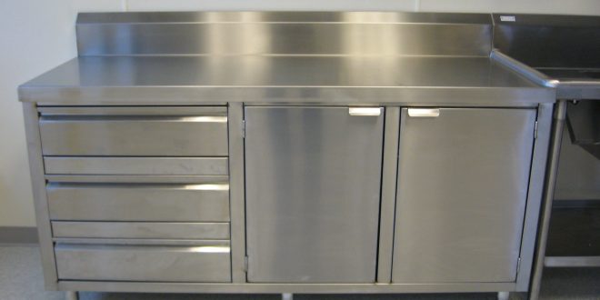 Beautiful Stainless Steel Kitchen Cabinet Doors 660x330 