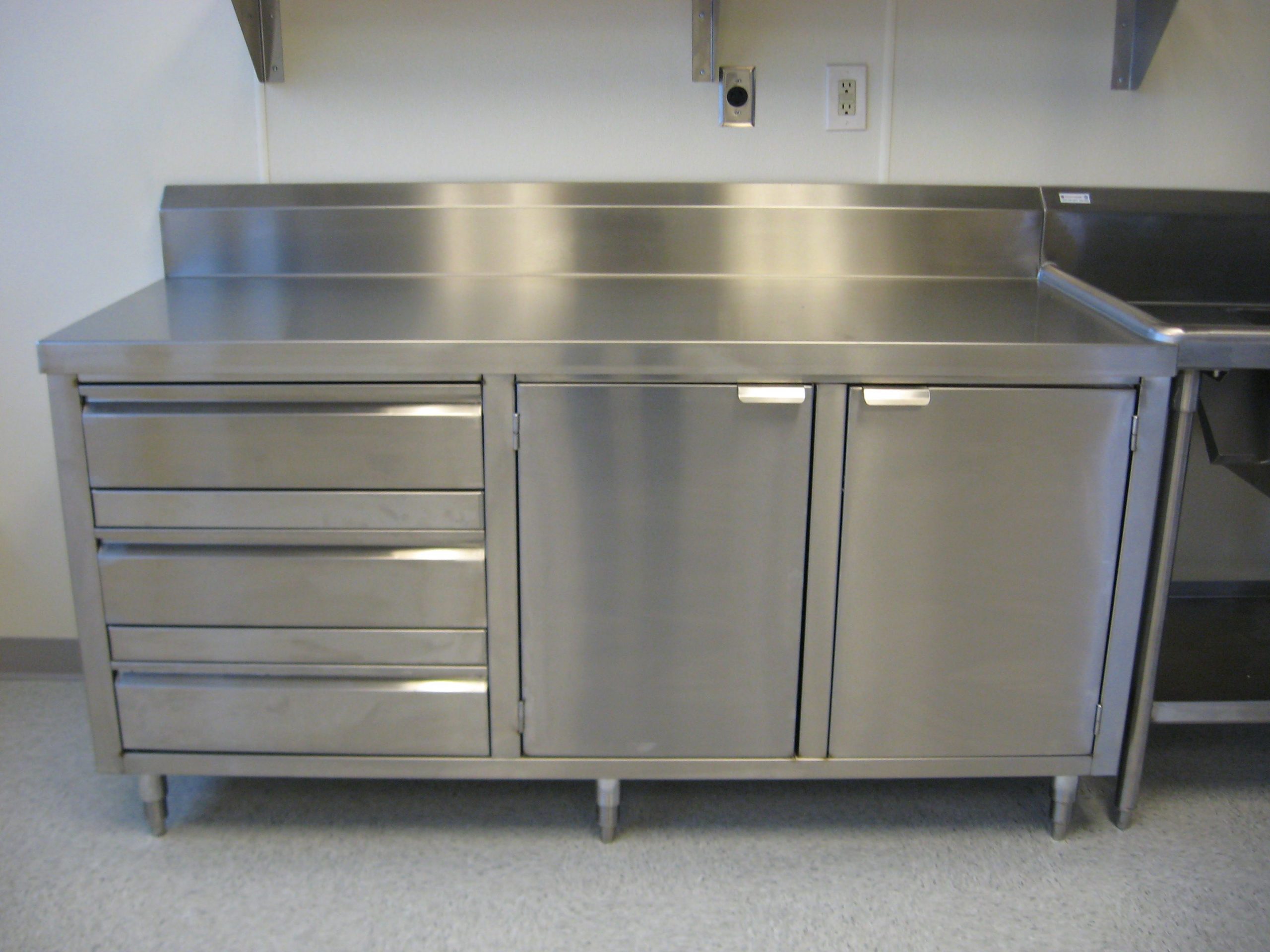 Beautiful Stainless Steel Kitchen Cabinet Doors