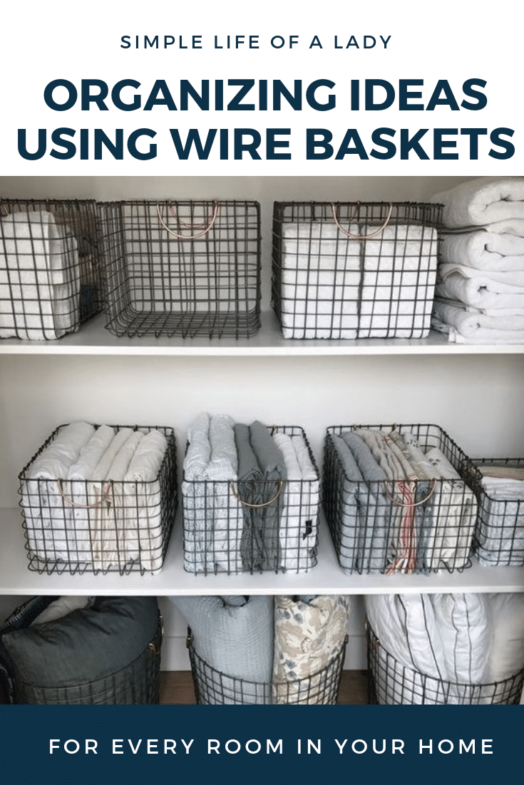 Best Ways to Use Wire Baskets for Storage in the Home - Simple Life of a Lady