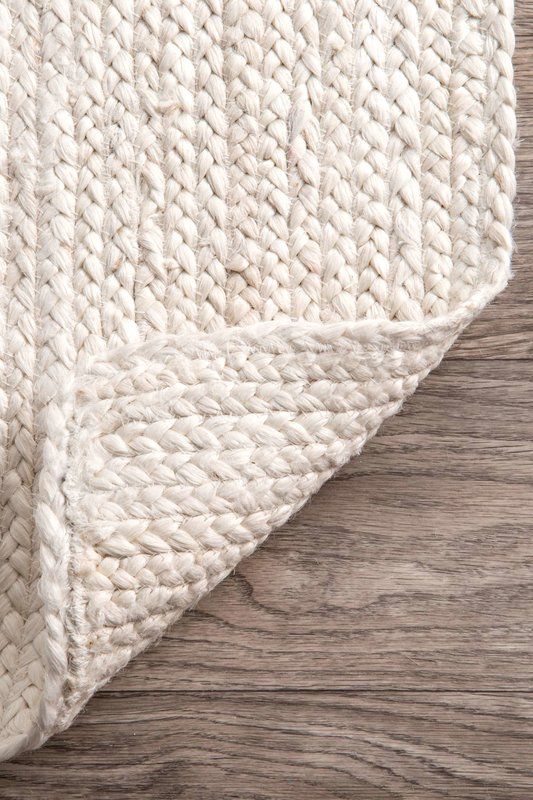 Burrillville Hand-Tufted Off-White Area Rug