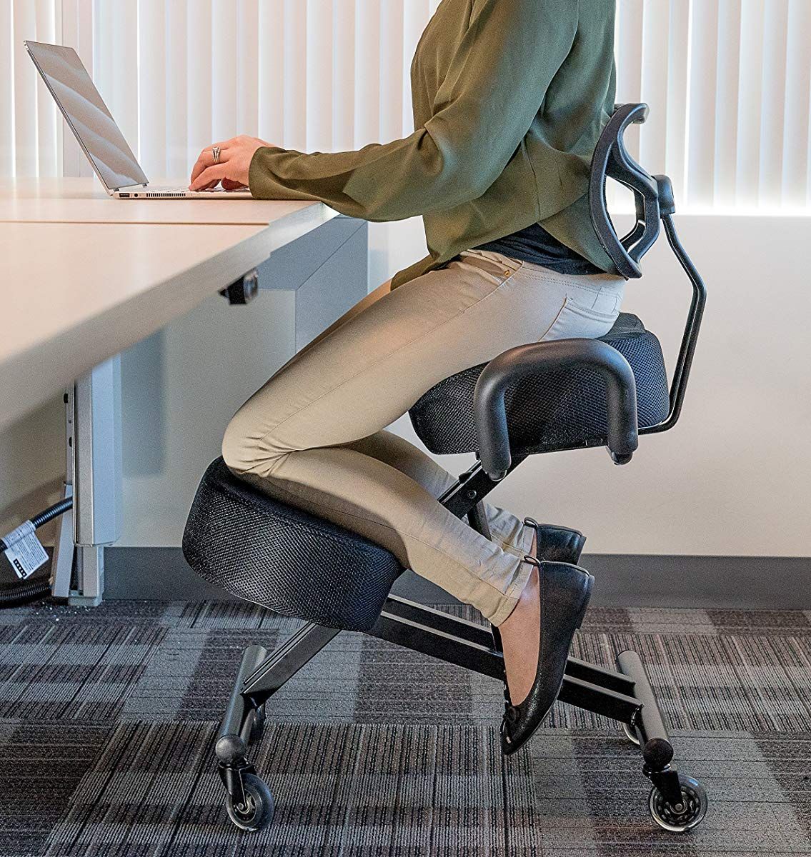 Buy Sleekform Kneeling Chair for Perfect Posture | Ergonomic Knee Stool Relievin...