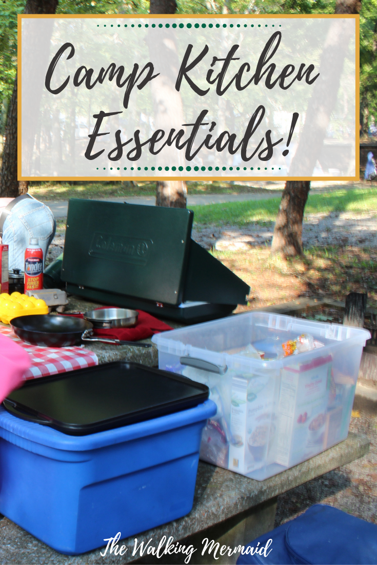 Camp Kitchen Essentials & Organization - The Walking Mermaid