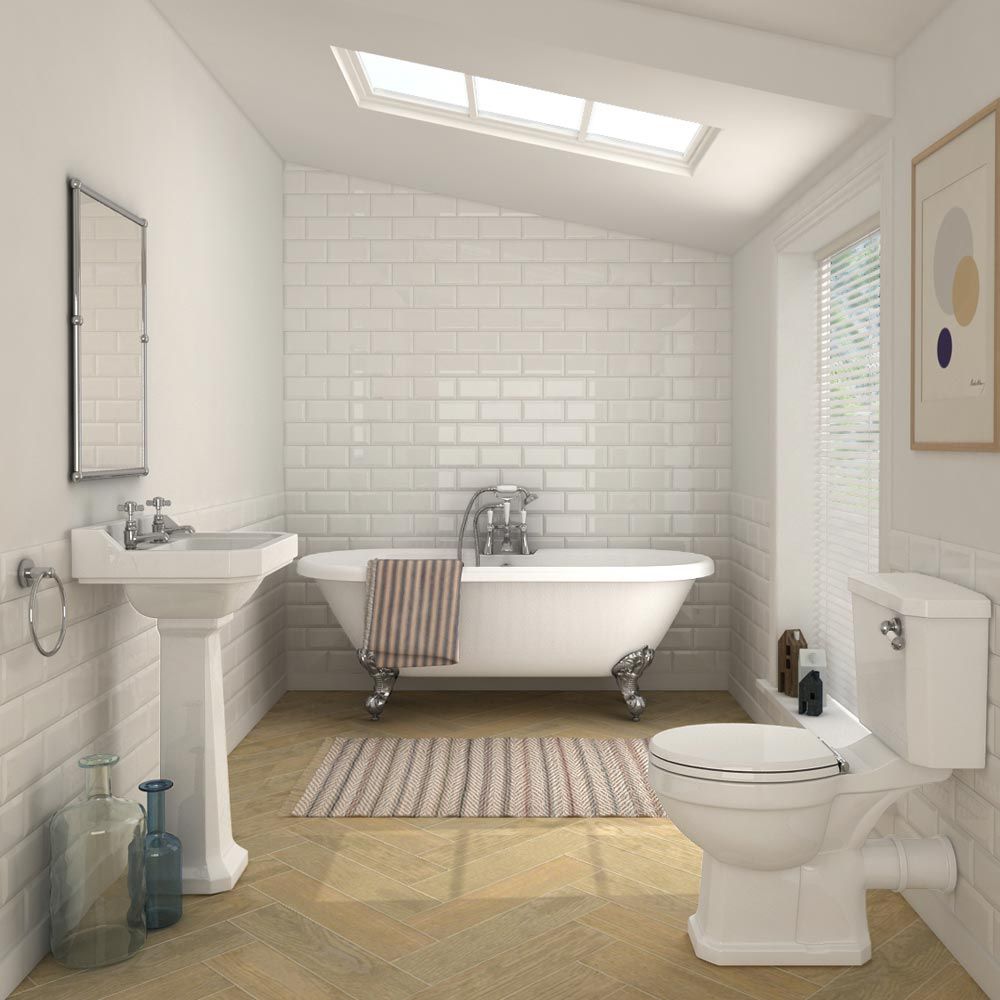 Carlton Traditional Double Ended Freestanding Bath Suite at Victorian Plumbing UK