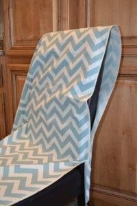 Chair cover diy for my awful walmart parsons chairs