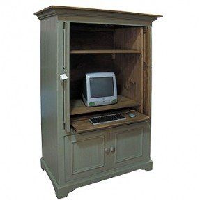 Computer Armoire With Pocket Doors for 2020