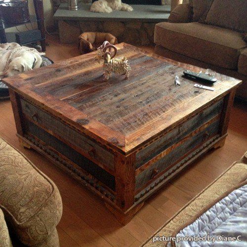 Country Roads Alder Wood Coffee Table