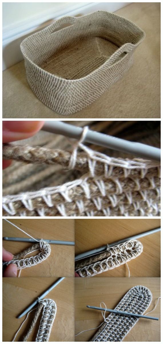 DIY Crochet Storage Basket Free Patterns Instructions