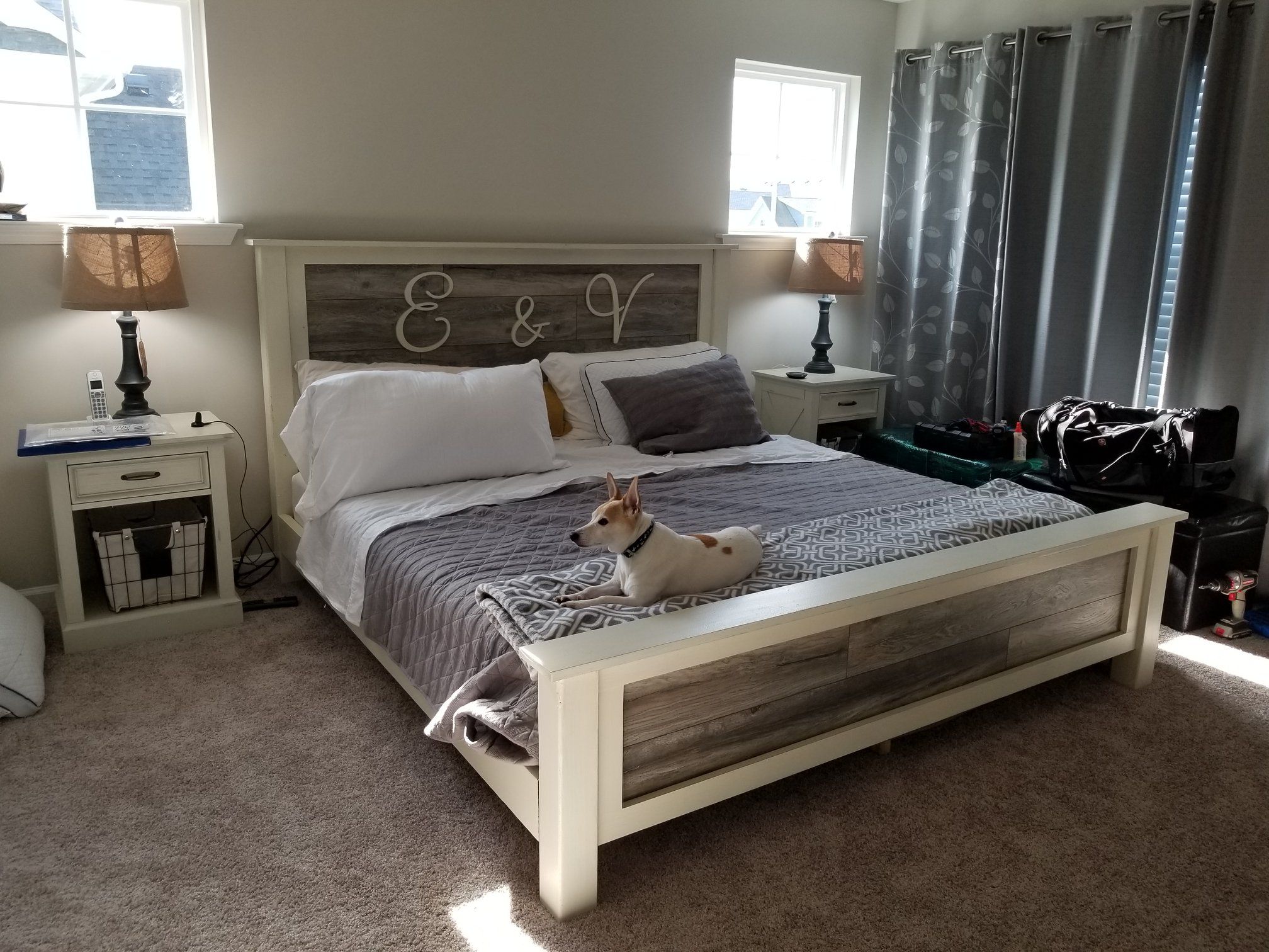 DIY Farmhouse Bed – King Version