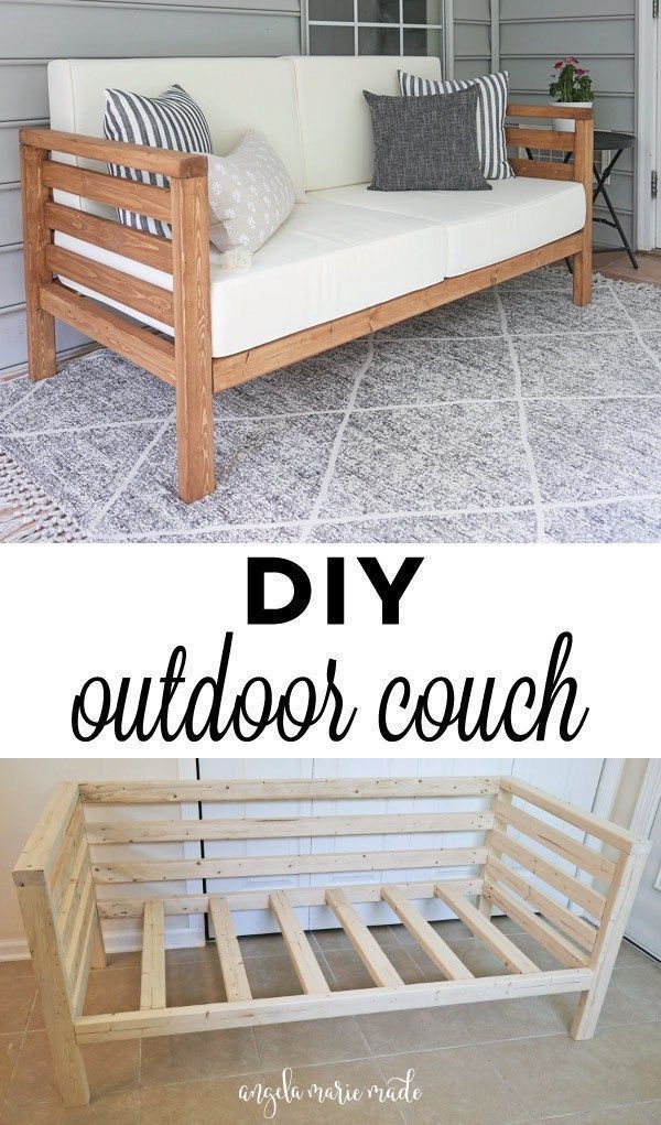 DIY-Outdoor-Couch So bauen Sie eine DIY-Outdoor-Couch für nur 30 US-Dollar – https://pickndecor.com/dekor