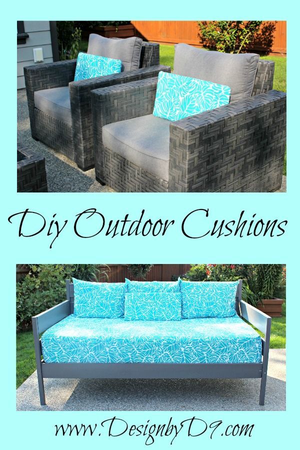 DIY Outdoor Cushions – Add a Splash of Colour - pickndecor.com/design