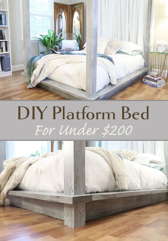 DIY Platform Bed for Under $200