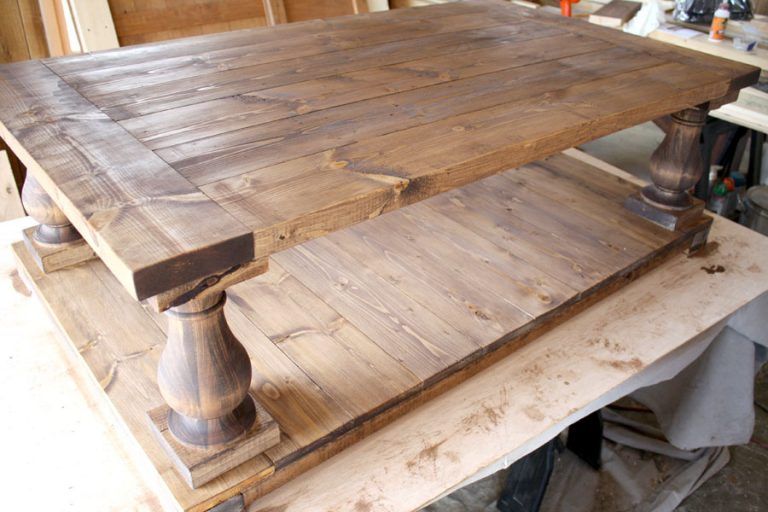 DIY Restoration Hardware-inspired Coffee Table