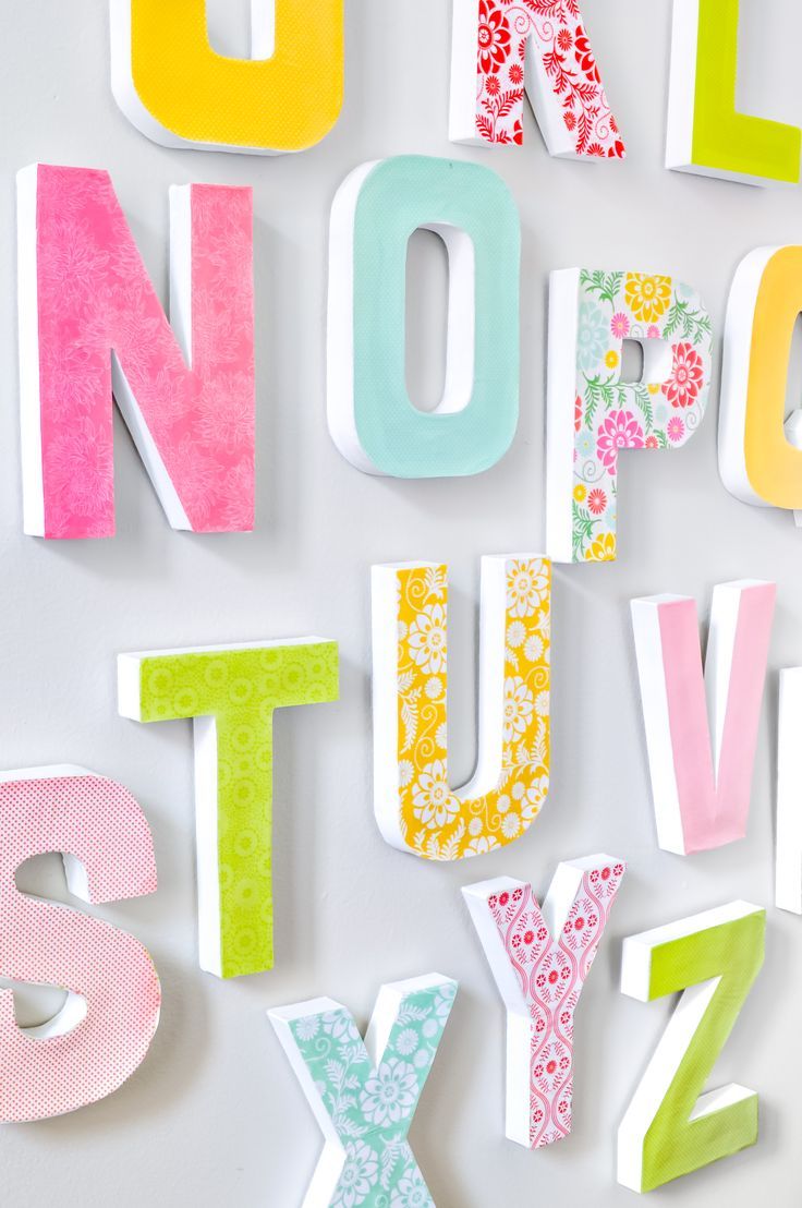 DIY Wall Letters – Easy to Make and Customize for your Home Decor!