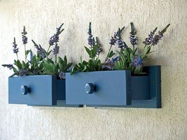 Dresser chest drawers repurposed into hanging wooden planters or storage; Upcycl...