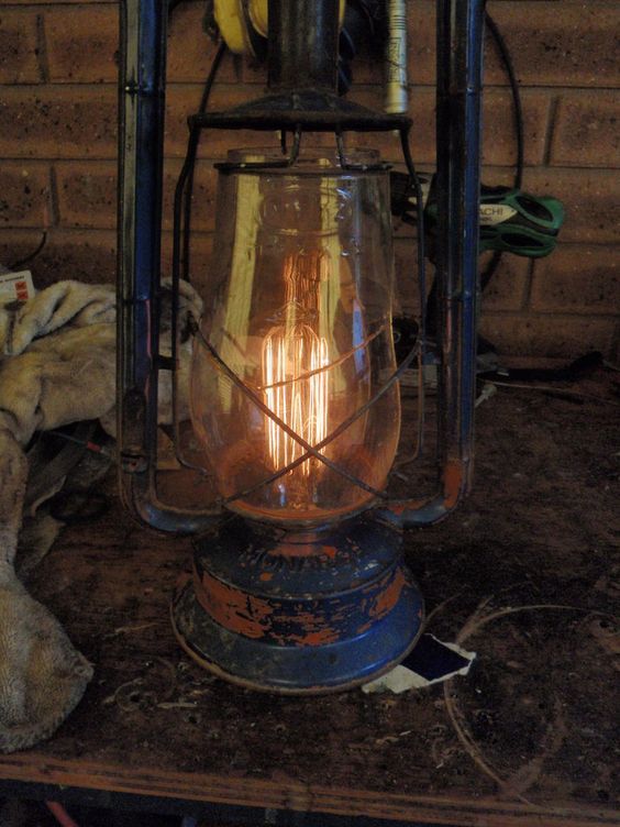 Electrifying an Antique Oil or Kerosene Lamp