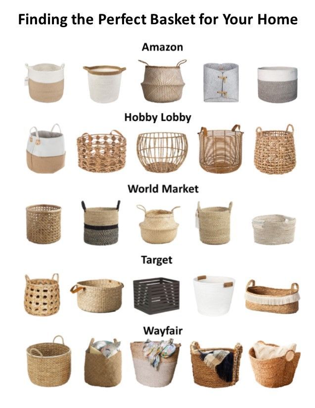 Finding the Perfect Baskets for Your Home - Within the Grove