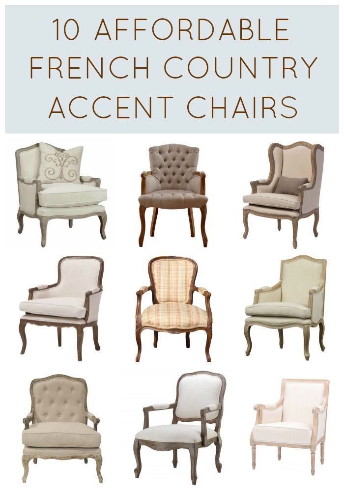 French Chairs to Buy: 10+ Affordable French Country Accent Chairs