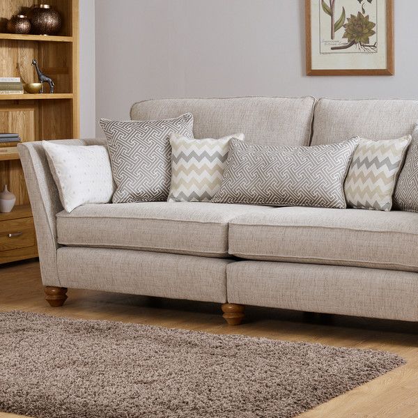 Gainsborough 4 Seater Sofa – Brown fabric