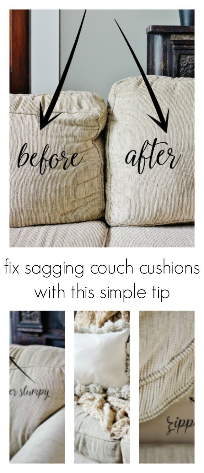How to Fix Sagging Couch Cushions – Thistlewood Farm