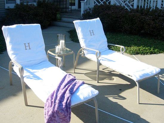 How to Make Towel Slipcovers for Outdoor Chairs